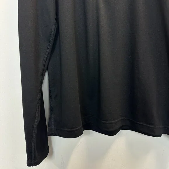 Polo Ralph Lauren P Wing Performance Black Hooded Long Sleeve T Shirt Medium - Picture 6 of 16